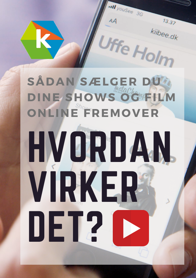 Få 100% overblik over salget af dine shows online! Sådan virker det - se filmen her!