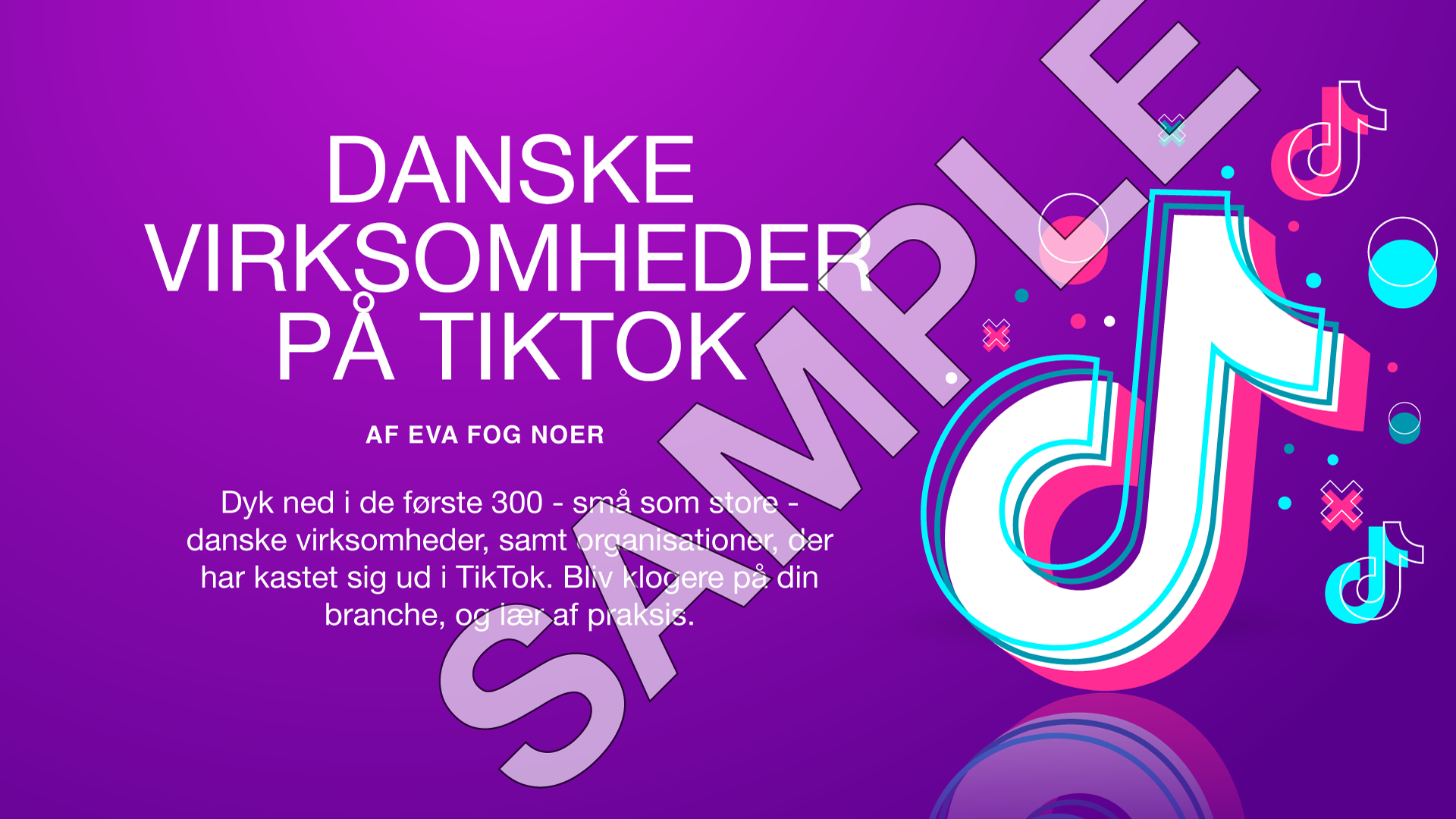 Sample Danske virksomheder på TikTok marts 2022