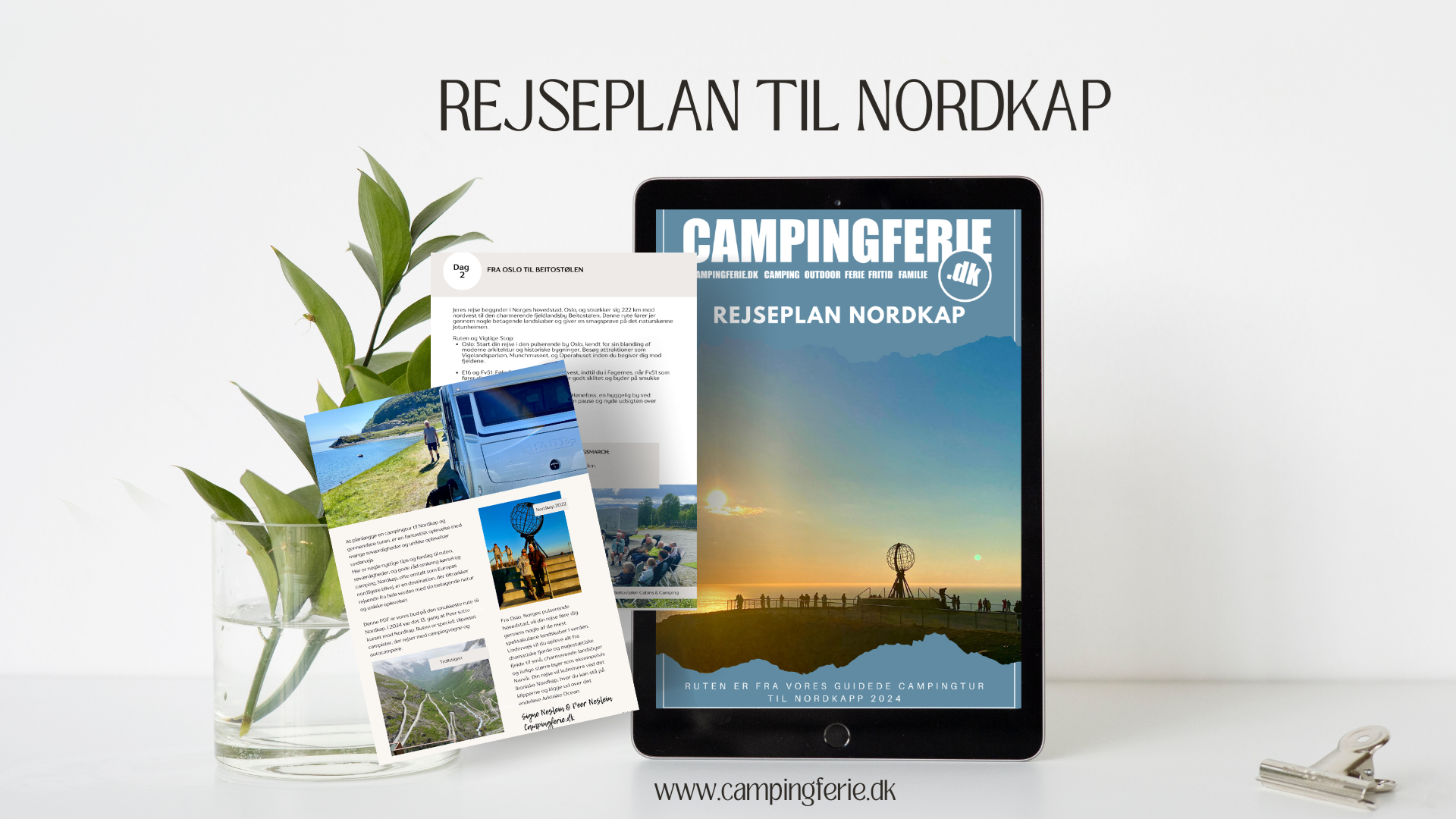 Rejseplan til Nordkap fra Campingferie
