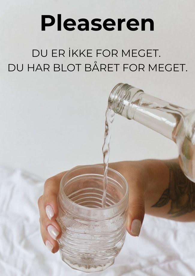 Pleaseren - Du er ikke for meget. Du har blot båret for meget.