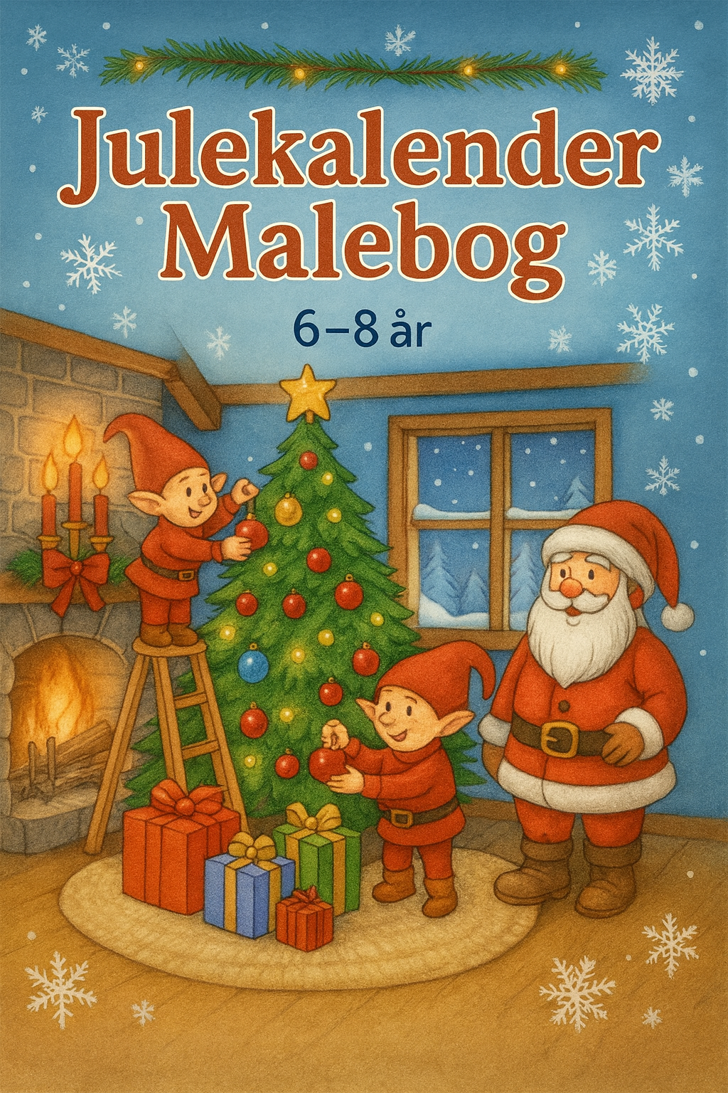 Julekalender malebog 2025