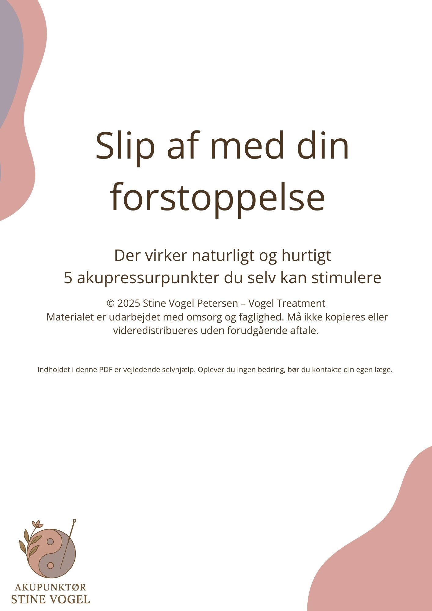 Støt din mave ved forstoppelse, - Akupressur som naturligt supplement