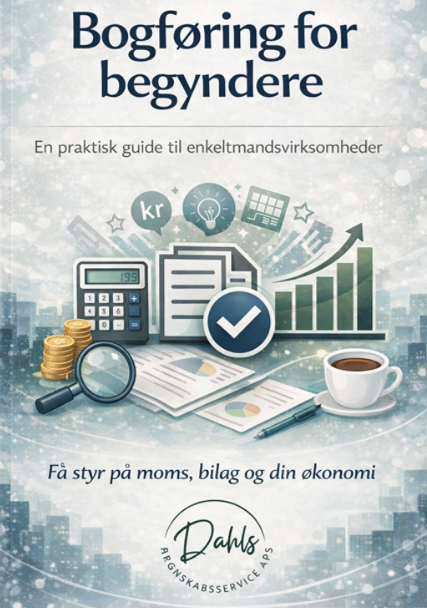 Bogføring for begyndere – e-bog til enkeltmandsvirksomheder