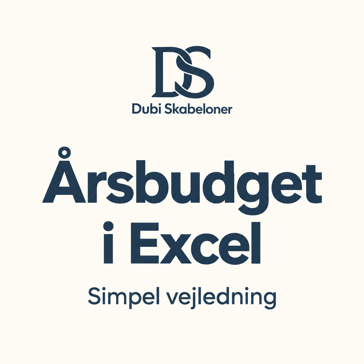 Årsbudget i Excel – vejledning